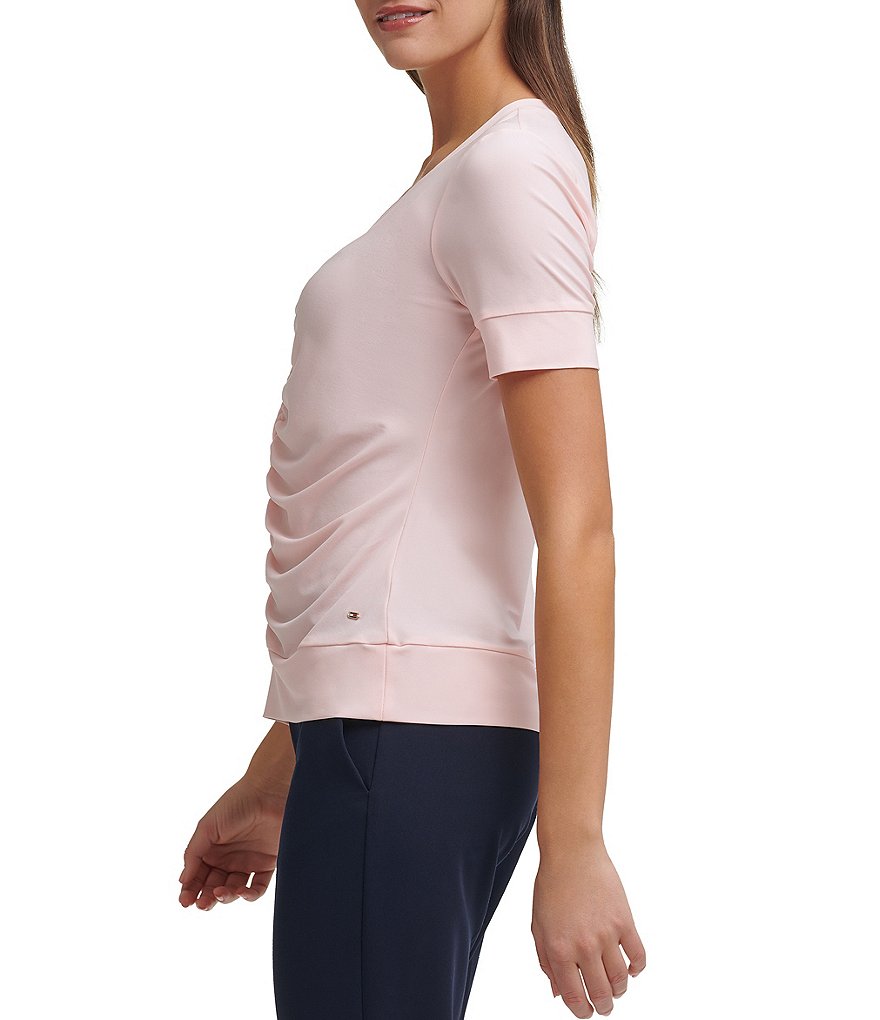 Joules Celina Short Sleeve V-Neck Knit Tee