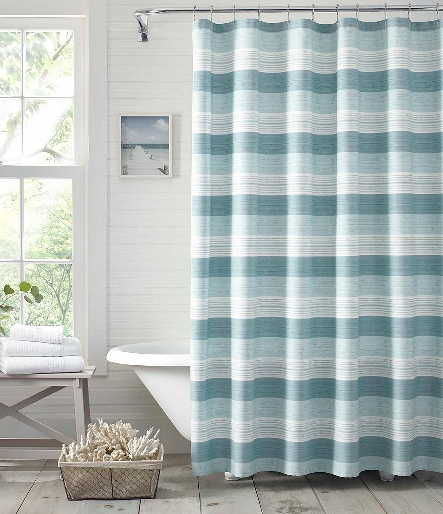 Tommy Bahama Batik Pineapple Shower Curtain