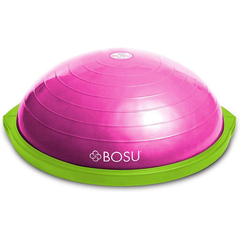 Bosu 72-10850 Home Gym Equipment The Original Balance Trainer 65 cm Diameter, Pink and Lime Green