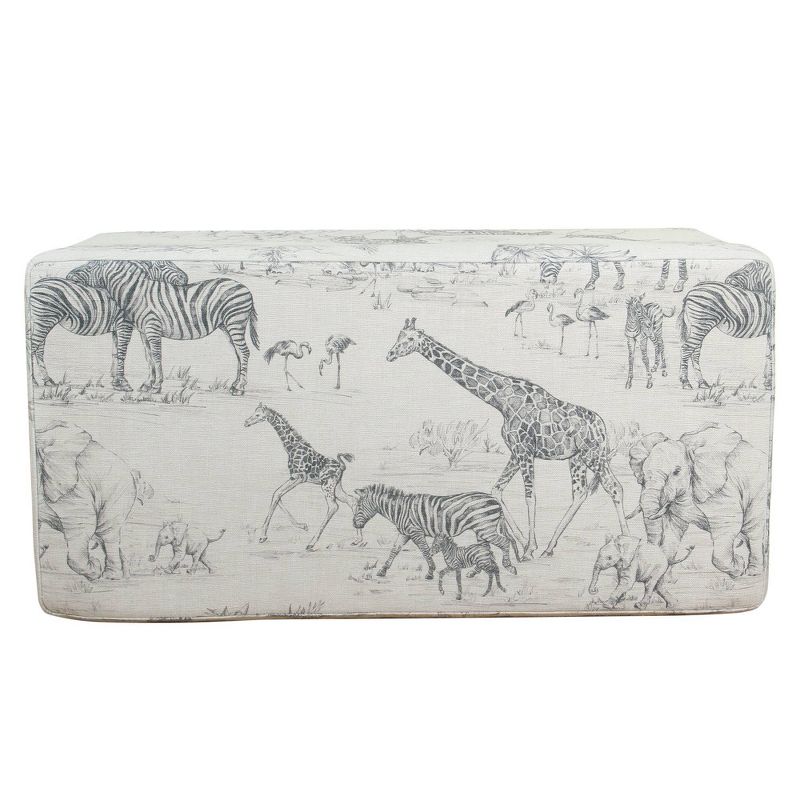 Kids' Jungle Storage Bench - HomePop