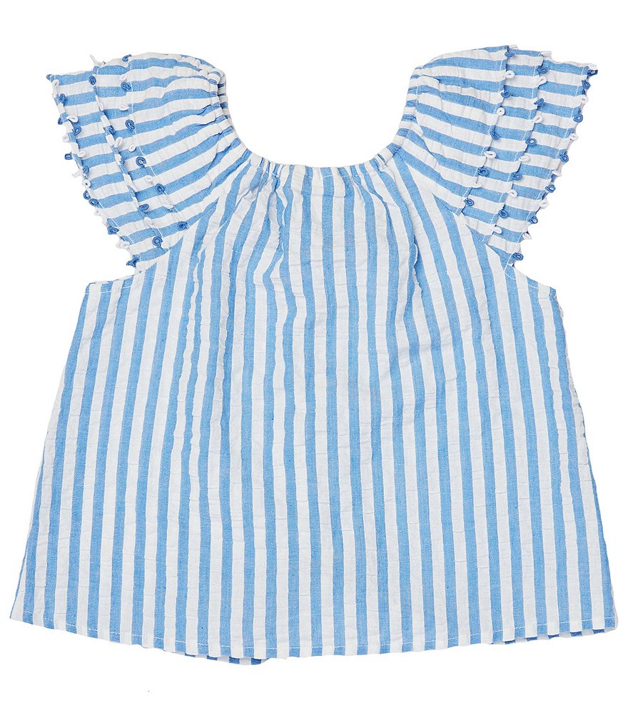 Mud Pie Little Girls 1-5 Long-Sleeve Sequin Pumpkin Tee