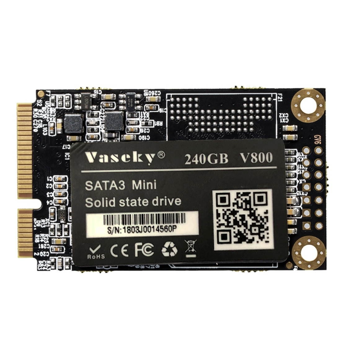Vaseky V800 240GB 1.8 inch SATA3 Mini Internal Solid State Drive MSATA SSD Module for Laptop