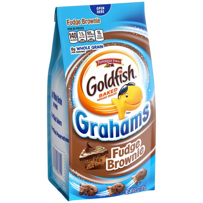 Pepperidge Farm Goldfish Fudge Brownie Grahams Snacks - 6.6oz