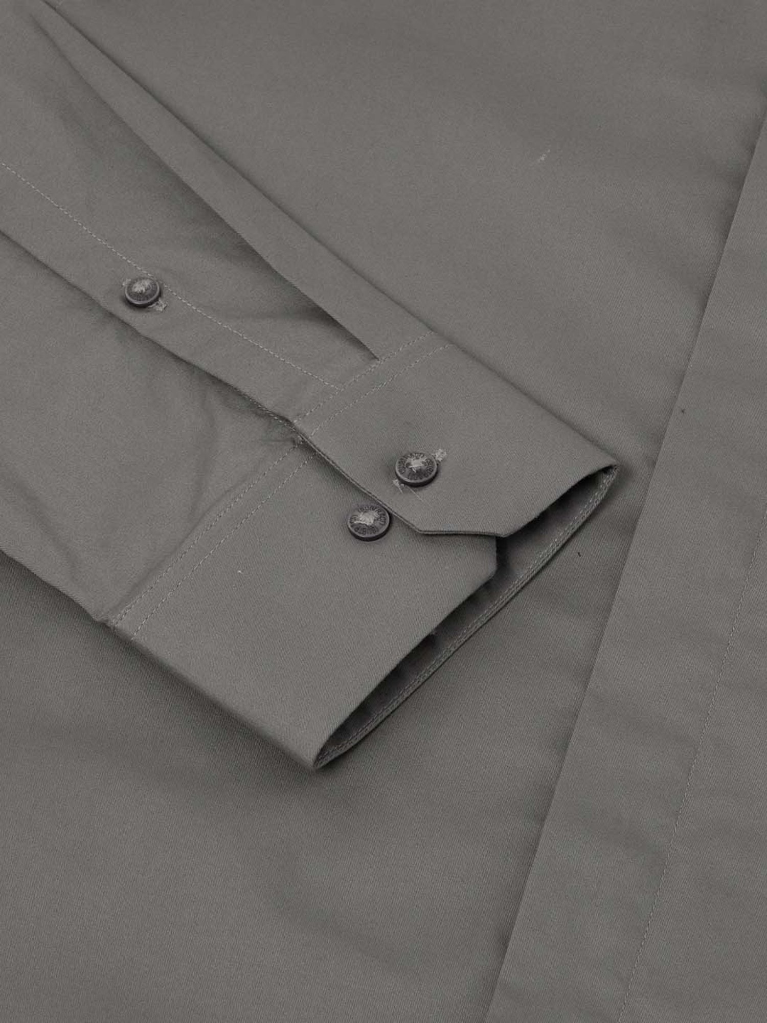 SUBTRACT Ash Grey Slim Fit Shirt