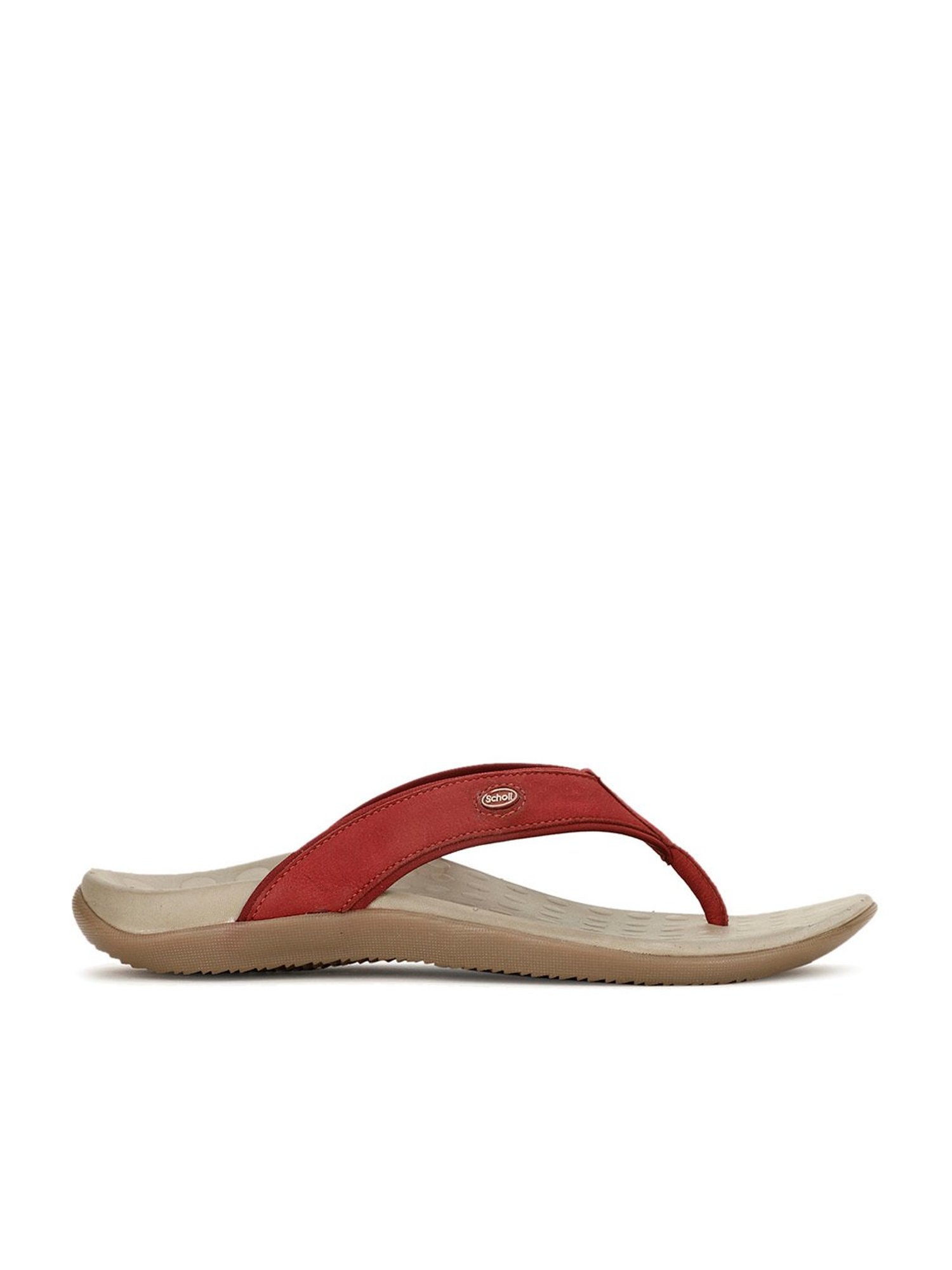 Scholl by Bata Women's Red Flip Flops