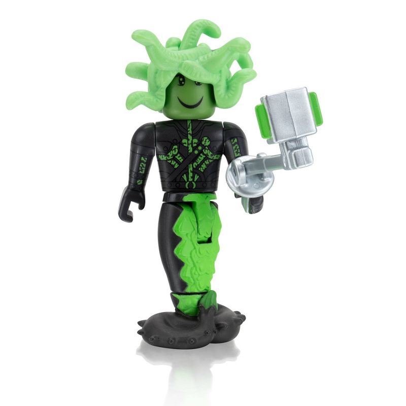 Roblox Avatar Shop Series Collection - Social Medusa Influencer with Selfie Stick Figure Pack (Includes Exclusive Virtual Item)