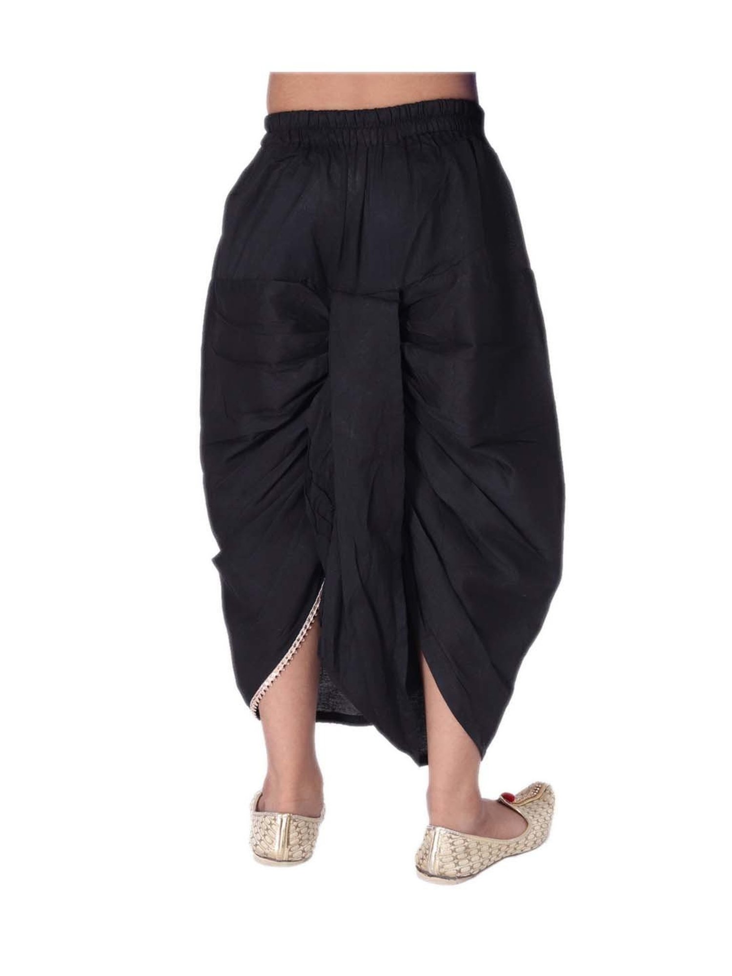 VASTRAMAY Kids Maroon Regular Fit Dhoti