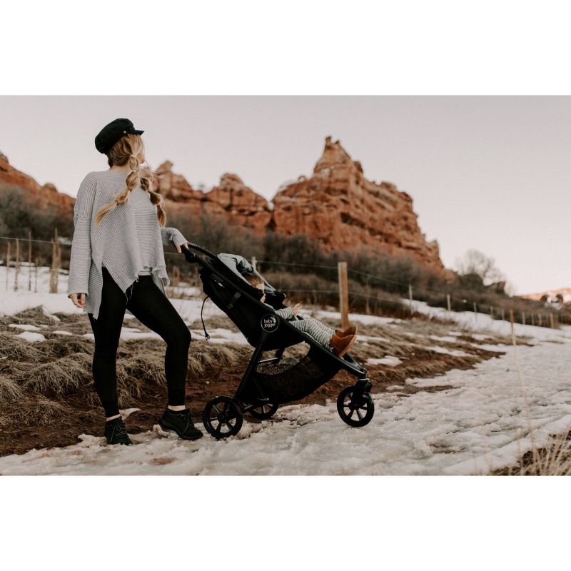 Cybex Eezy S+2 Travel System with Aton 2 Infant Car Seat - Deep Black