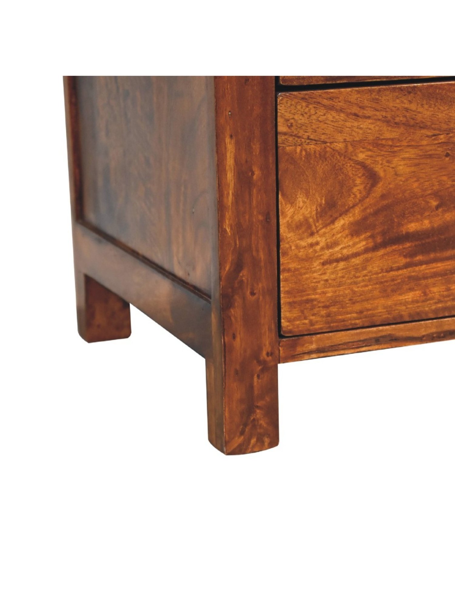 Sleepyhead Ally Teak Brown Sheesham Wood Bedside Table