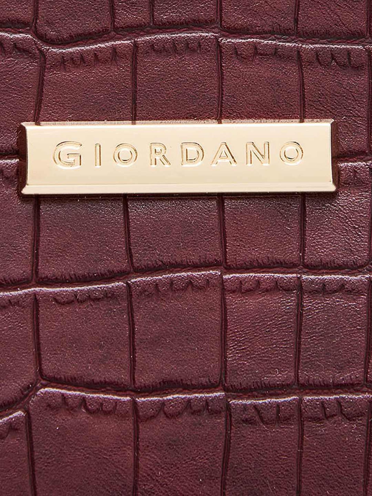 Giordano Blossoms 2020 Pink Textured Medium Handbag