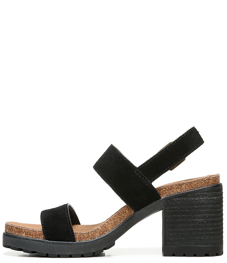 Zodiac Lola Suede Block Heel Sandals