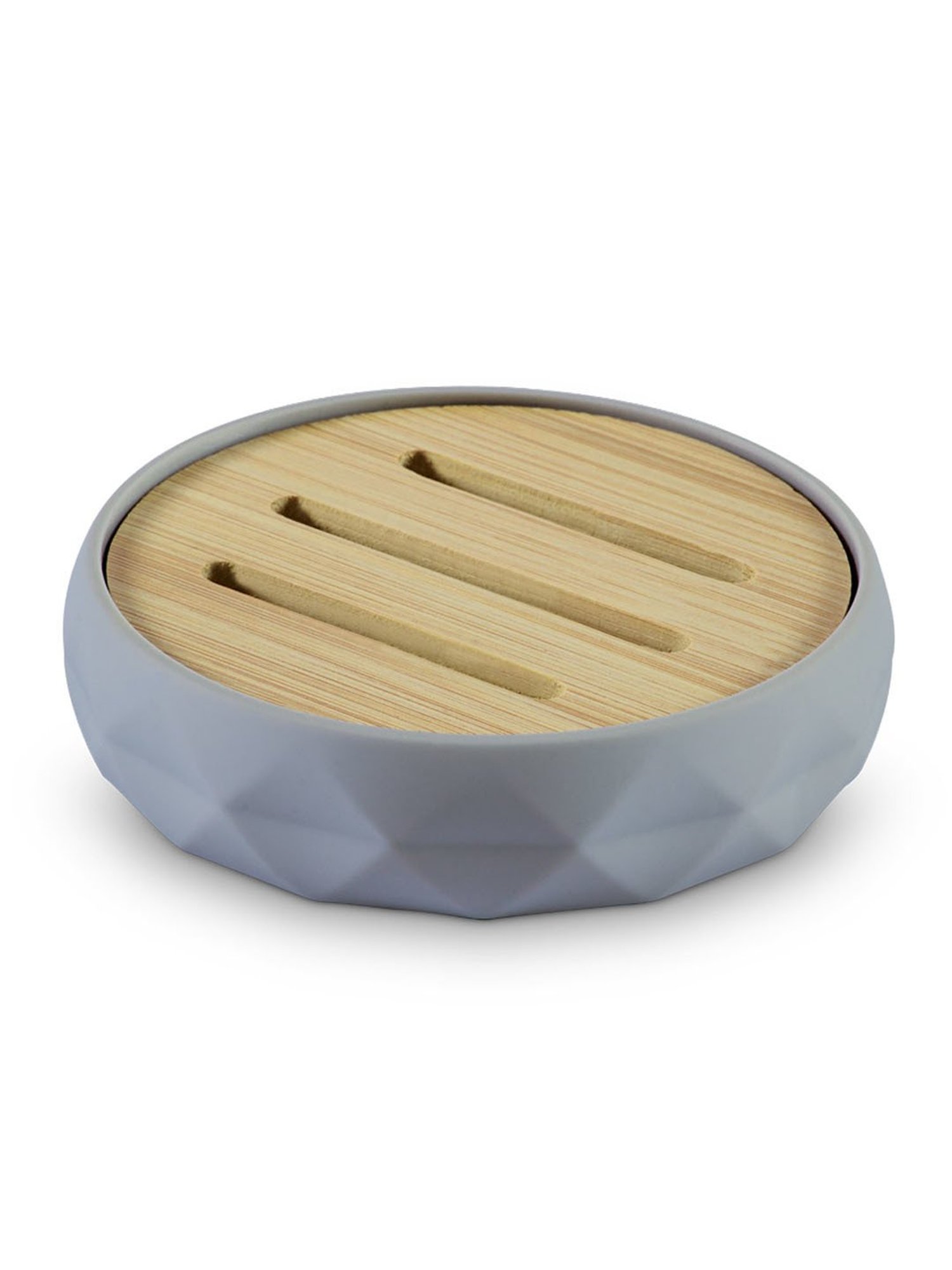 Freelance Grey SAN material (Styrene Acrylonitrile) Set of 1 Soap Dishes