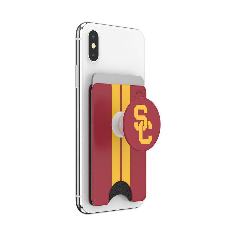 NCAA USC Trojans PopSockets PopWallet+ (with PopTop)