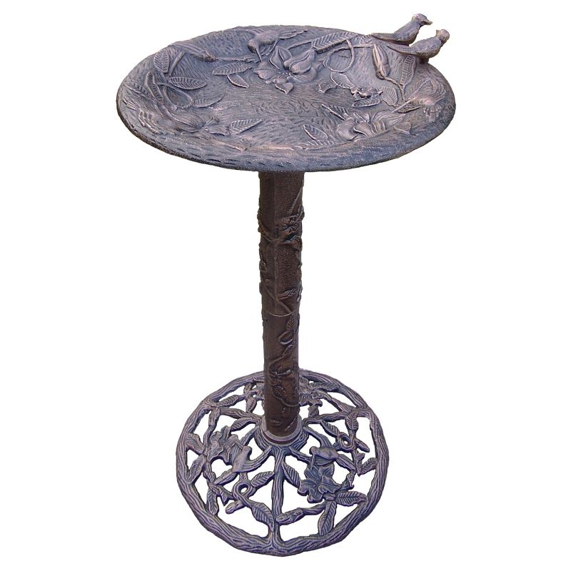 9" Classic II Birdbath with Tripod Stand Antique Copper - Achla Designs