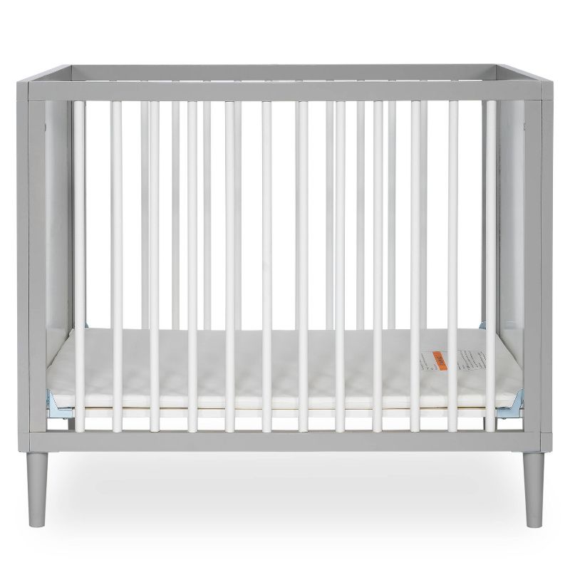 Dream On Me Cody 4-in-1 Mini Modern Crib - Gray