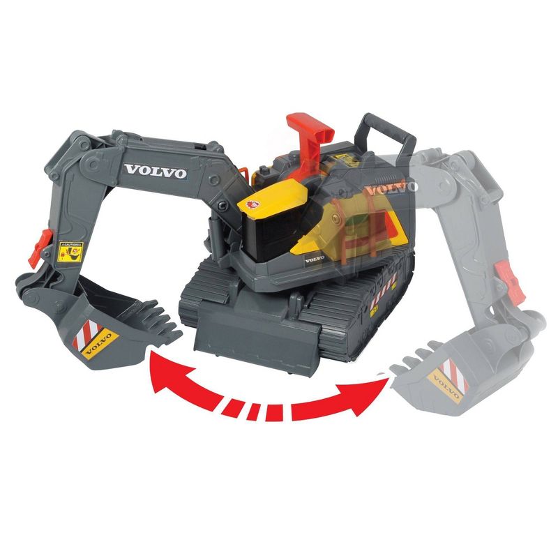 Dickie Toys 12" Volvo Excavator Construction Truck