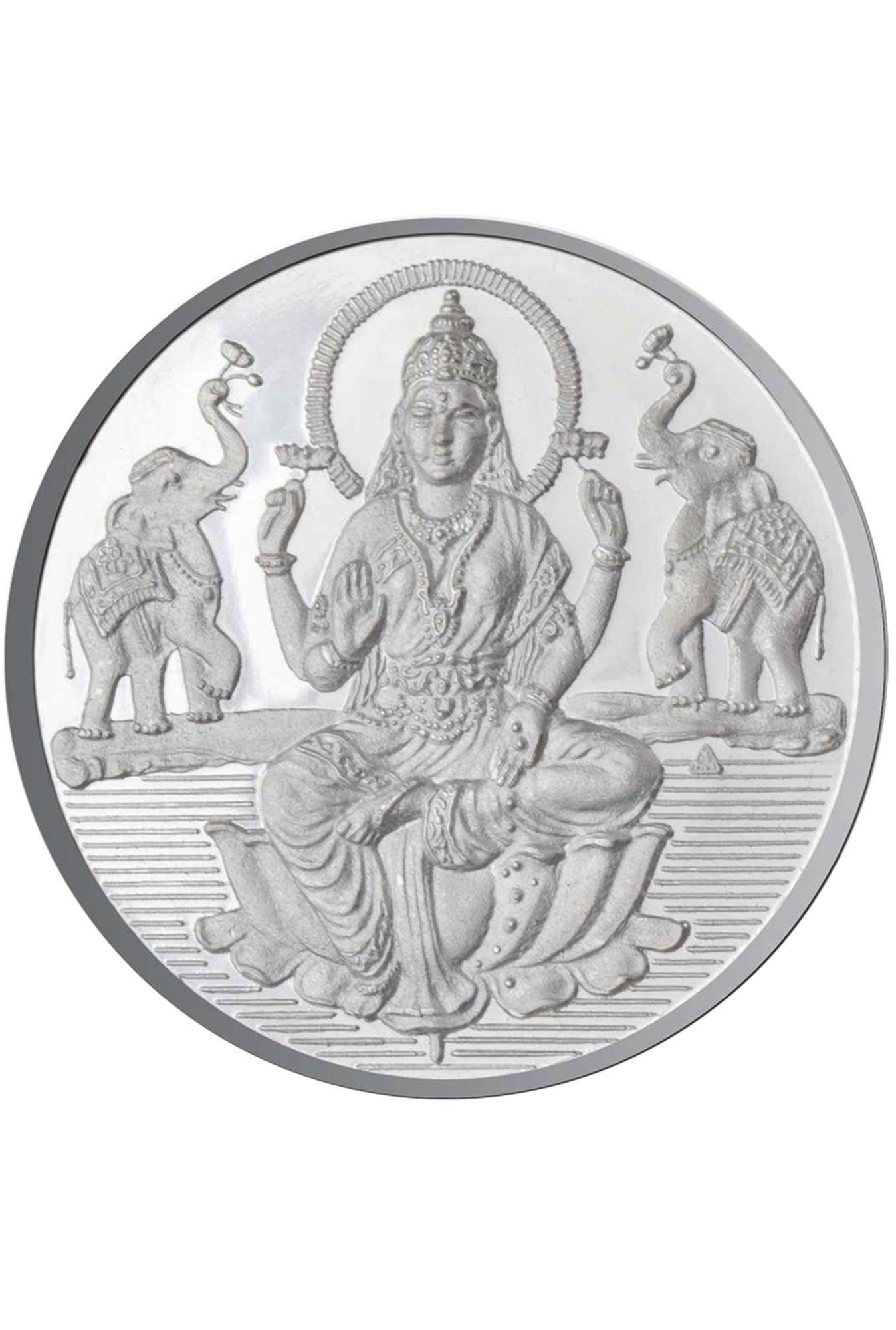Sri Jagdamba Pearls Lakshmi 999 Silver 10gm Silver Coin