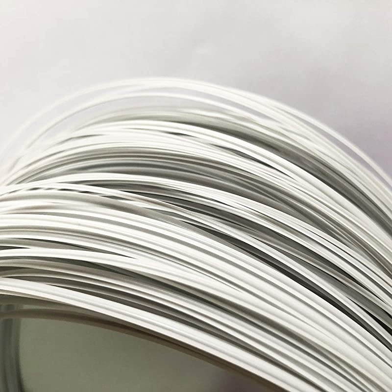 White Twist Ties Bendable Nose Wire Nose Bridge Strip Cable Mask Accessories Supplies 500 pcs