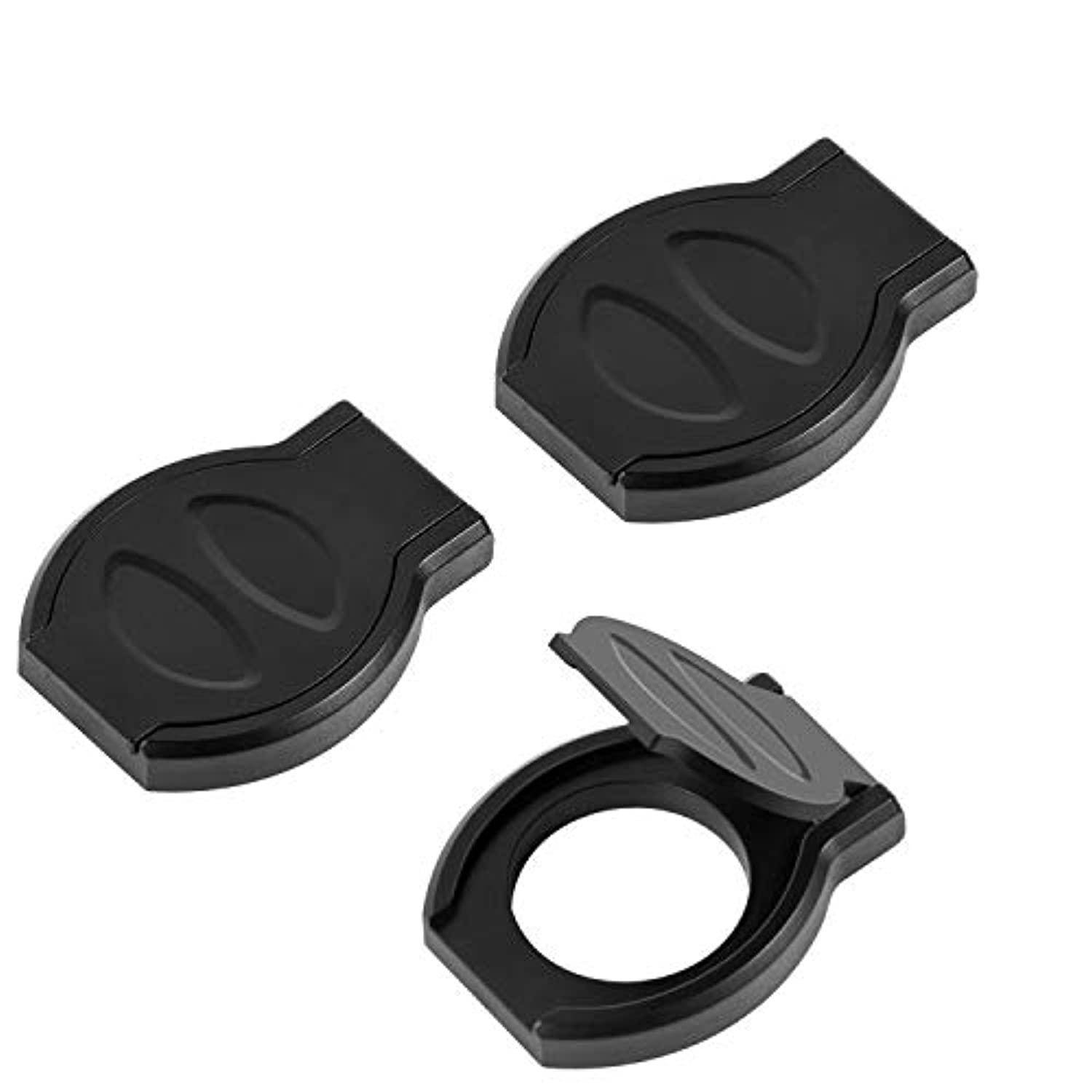 dericam webcam cover, 3 pack webcam privacy shutter protects lens cap hood cover with strong adhesive, protecting privacy and s