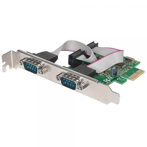 MANHATTAN SERIAL PCI EXPRESS CARD QUICKLY AND EASILY ADDS TWO DB9 PORTS TO PCI E