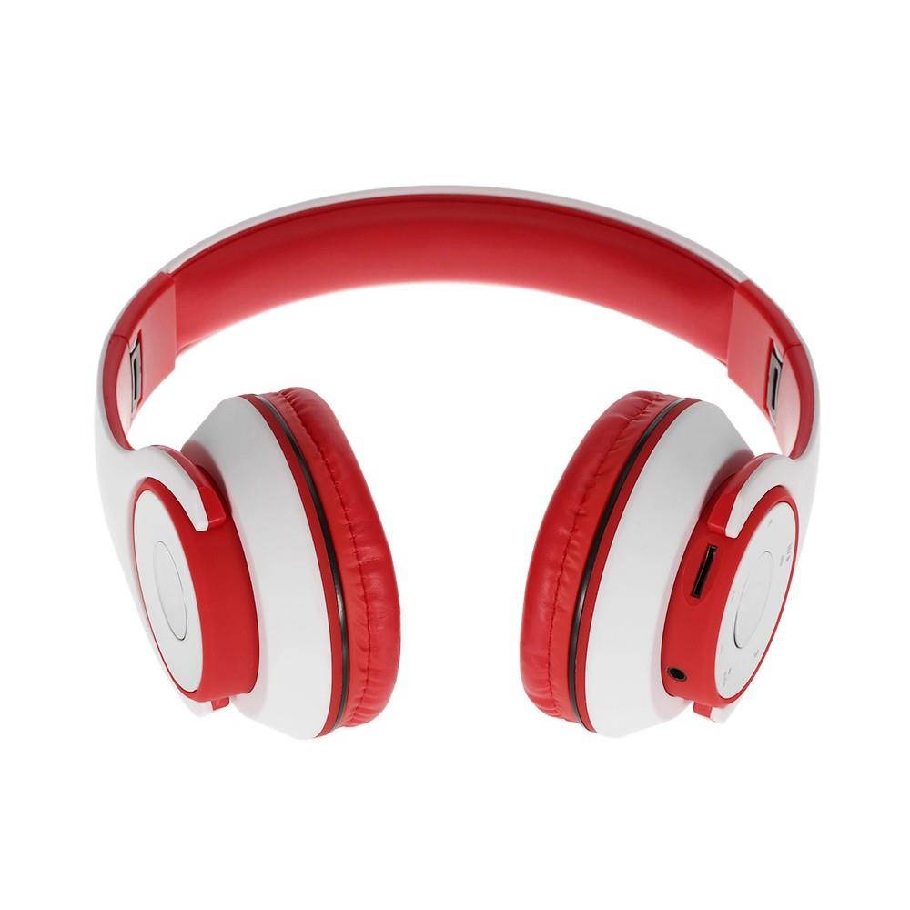 OY5 Wireless Bluetooth Headphone Foldable Over-ear Headsets 3.5mm Wired Earphone Support TF Card Music Play FM Radio Hands-free Calling for iPhone 7 6S Plus Samsung S6 Note 6 Laptop Notebook - White