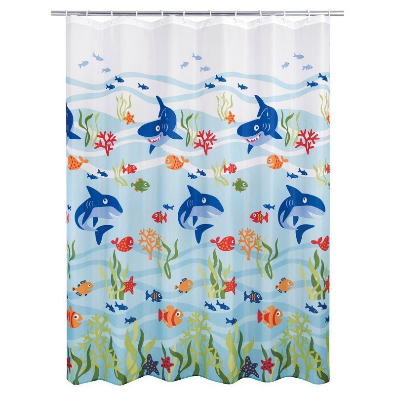 Shark Shower Curtain - Allure Home Creations