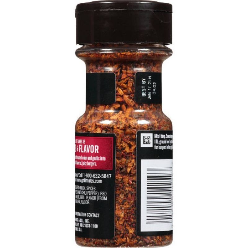 McCormick Grill Mates Gluten Free Hamburger Seasoning - 2.75oz