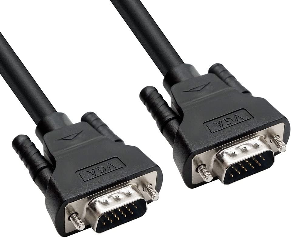 DTECH 5 Feet VGA to VGA Cable for Computer Monitor Projector 1080p High Resolution (1.5m)