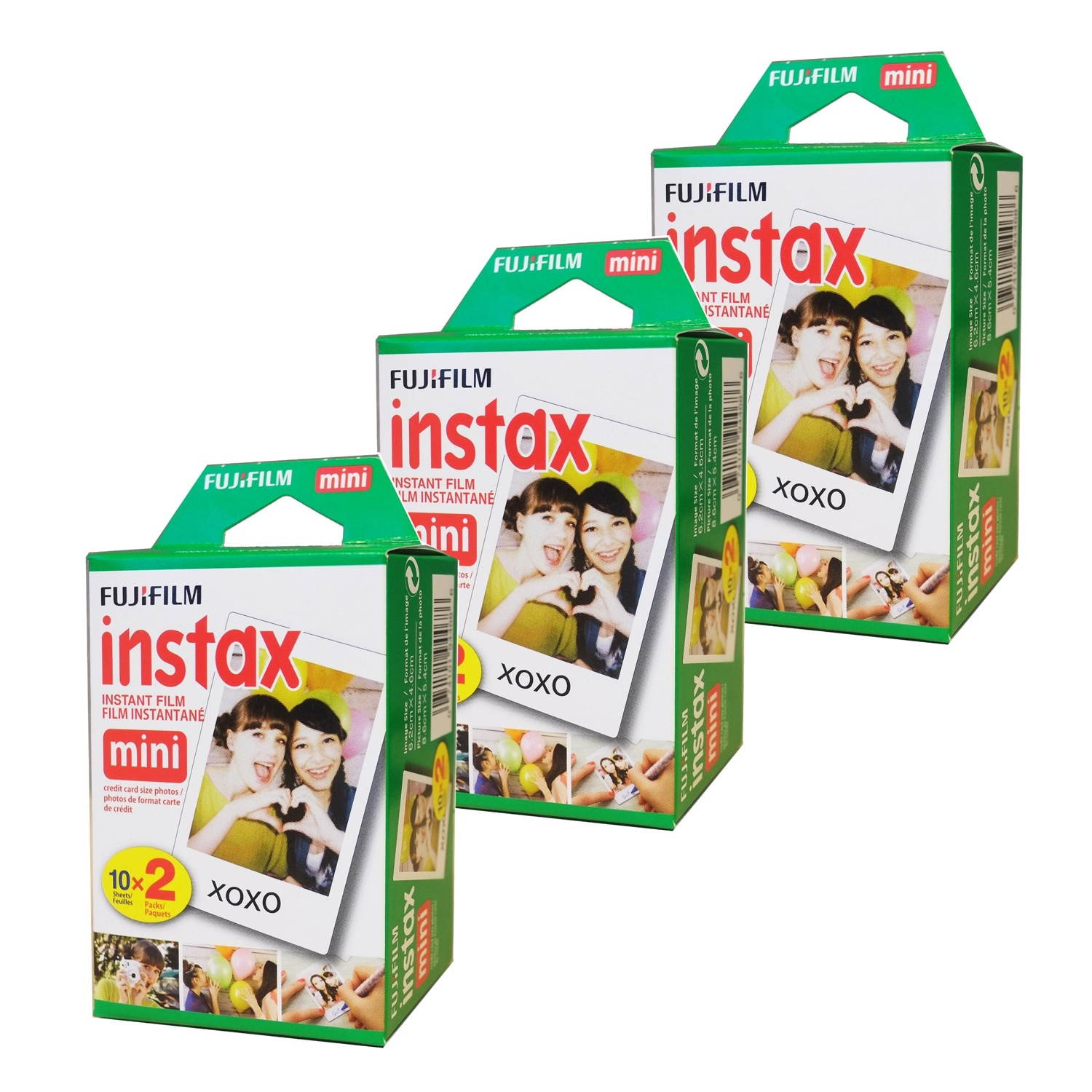 Fujifilm INSTAX Mini Instant Film 6 Pack = 60 SHEETS (White) For Fujifilm Mini 8 and Mini 9 Cameras