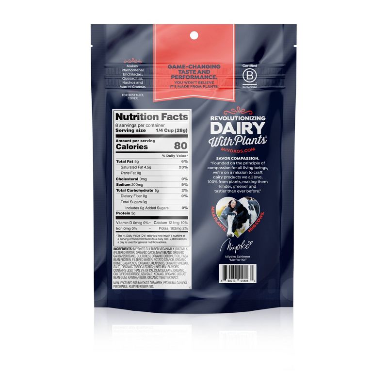 Miyoko's Cultured Vegan Pepper Jack Shreds - 8oz