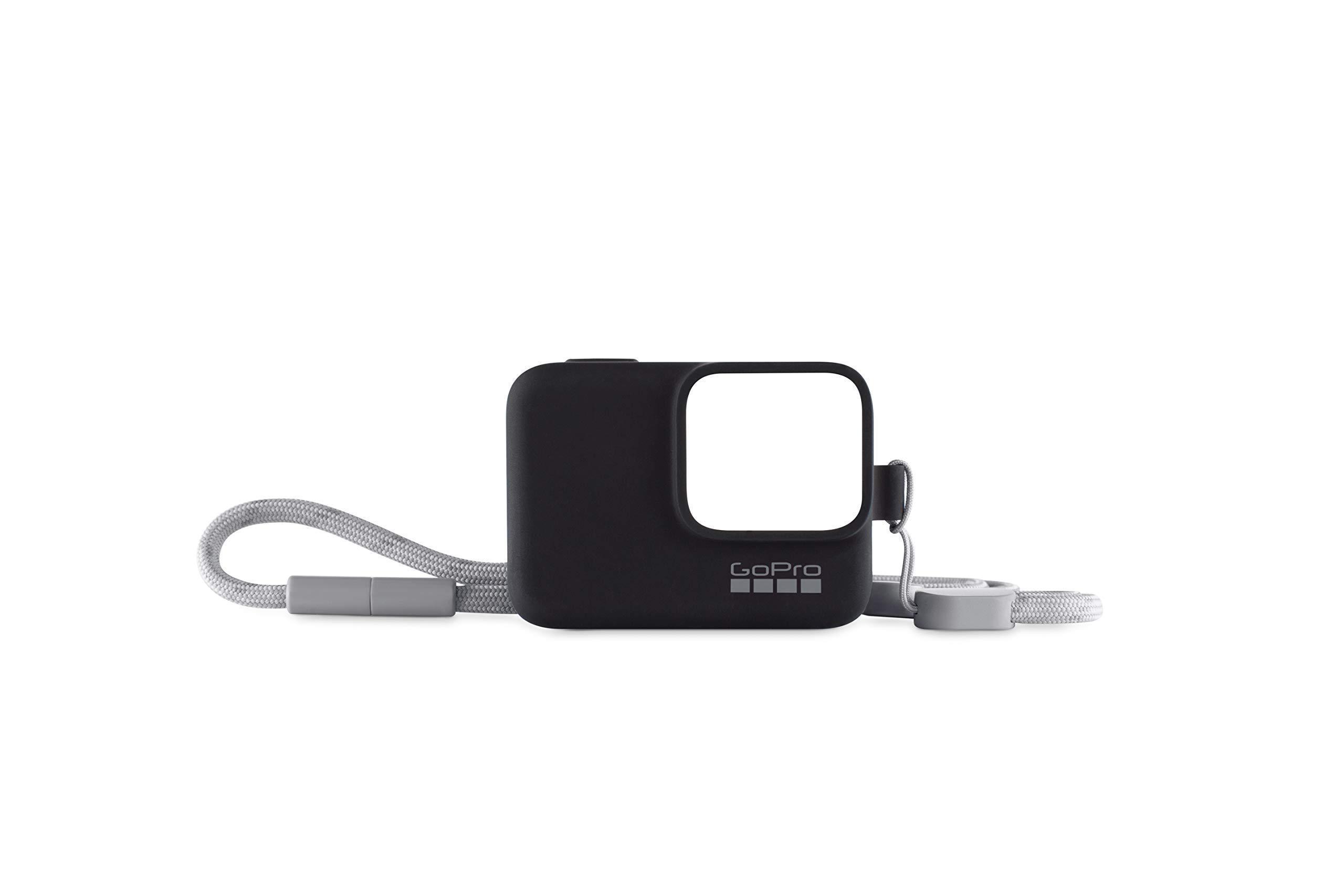 GoPro Sleeve & Lanyard for HERO6 Black, HERO5 Black & HERO (2018) Cameras, Black