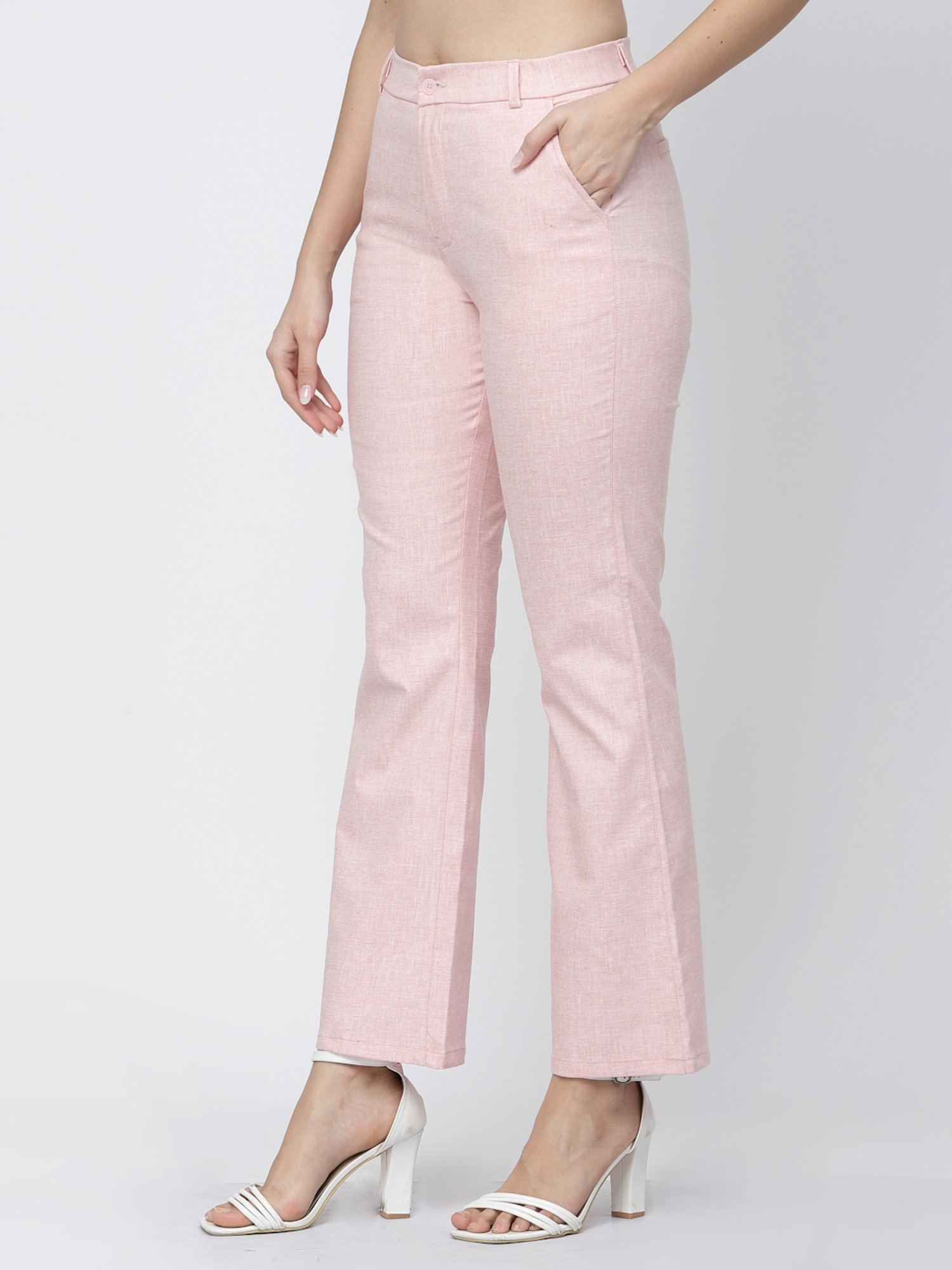 Westwood Pink Relaxed Fit Mid Rise Trousers