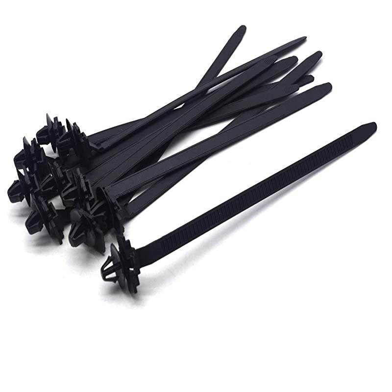 Push Mount Cable Zip Tie 67 Inch Length Nylon Tie Wraps with 028 Inch Width in Gray for Wire amp Cord ManagementIndustrialHousehold Use 10 Pack