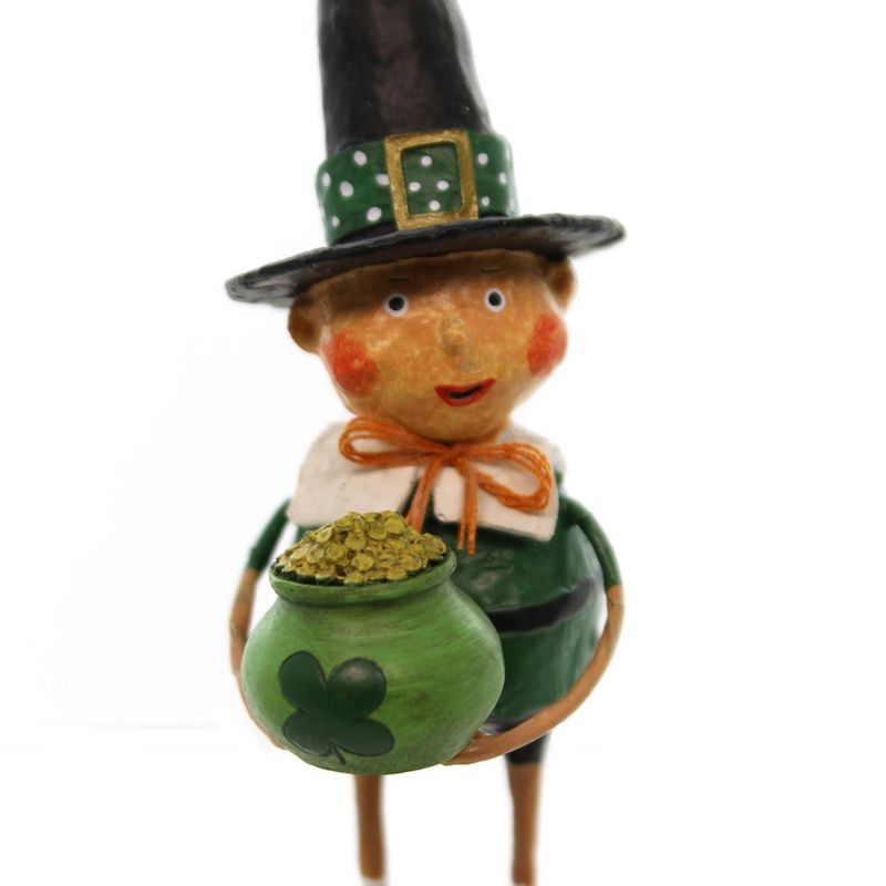Lori Mitchell 5.5" Lucky Liam Irish Pot Of Gold  -  Decorative Figurines