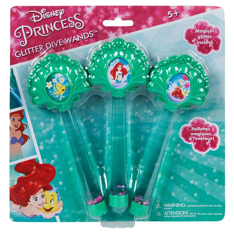Disney The Little Mermaid Ariel Dive Wands - 3pk