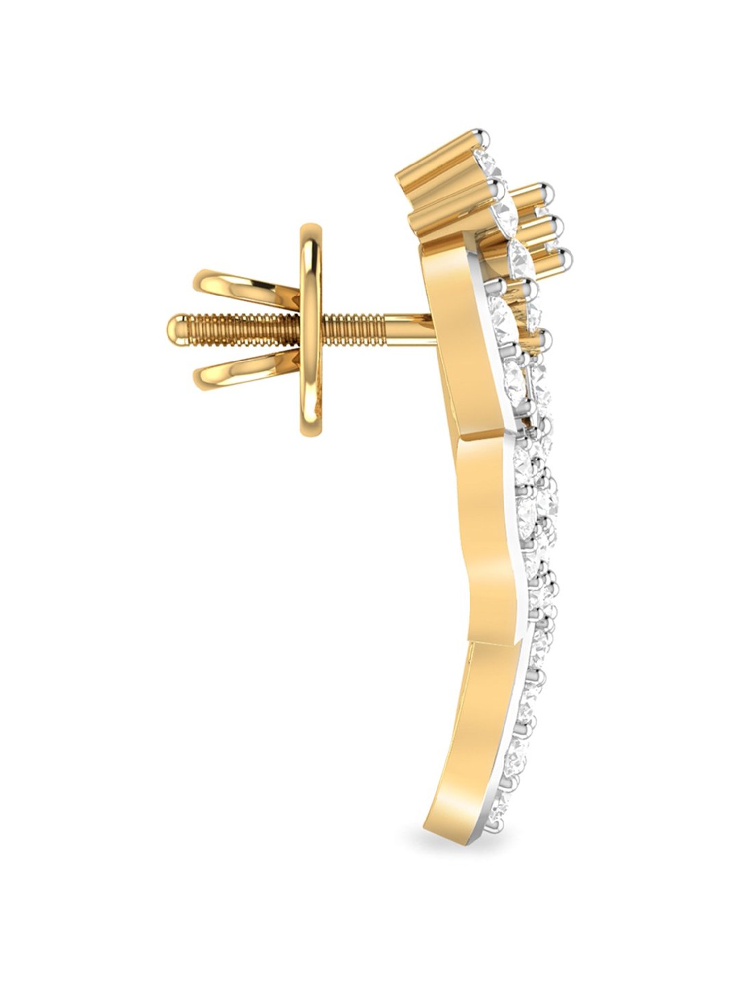 CKC Opulent Multi-Tiered Gold Jhumka Eardrops