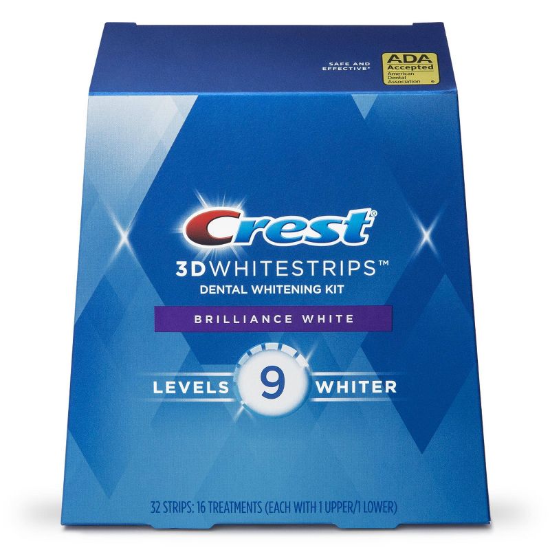 Crest 3D Whitestrips Brilliance White Teeth Whitening Kit - 16ct
