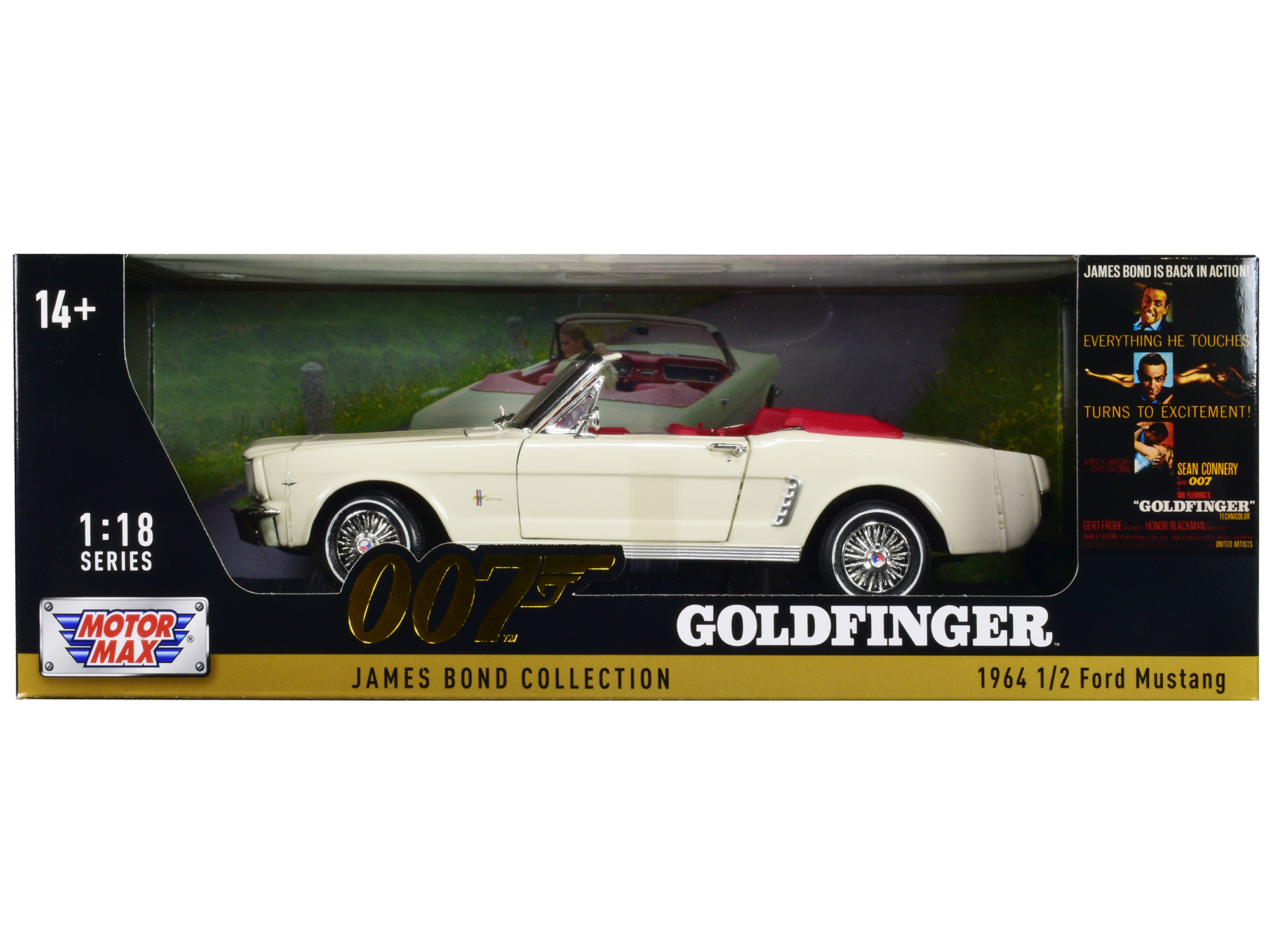 1960 Ford Ranch Wagon White 007 James Bond "From Russia With Love" (1963) Movie "Pop Culture" 2022 Release 2 1/64 Diecast Model Car by Johnny Lightning