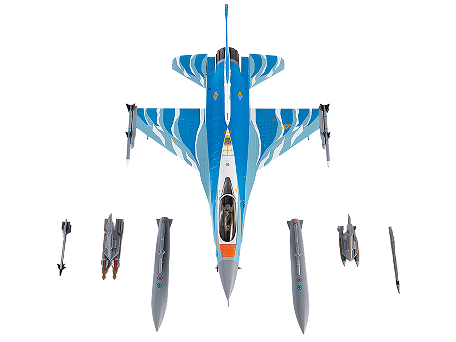 Lockheed Martin F-16C Fighting Falcon Fighter Aircraft "Viper Demo Team" (2021) United States Air Force 1/144 Diecast Model by JC Wings