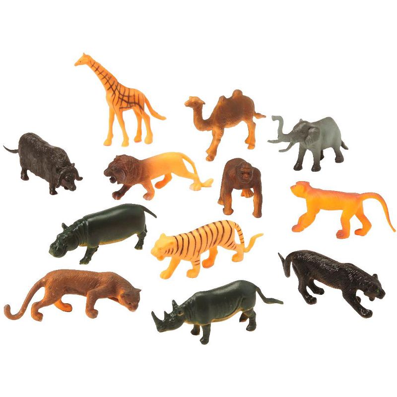 Marvel Education Wild Animal Set, 9 Species, Vinyl, 108 pc