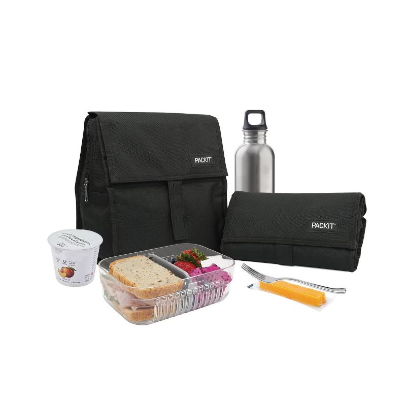 PackIt Freezable Lunch Bag - Black