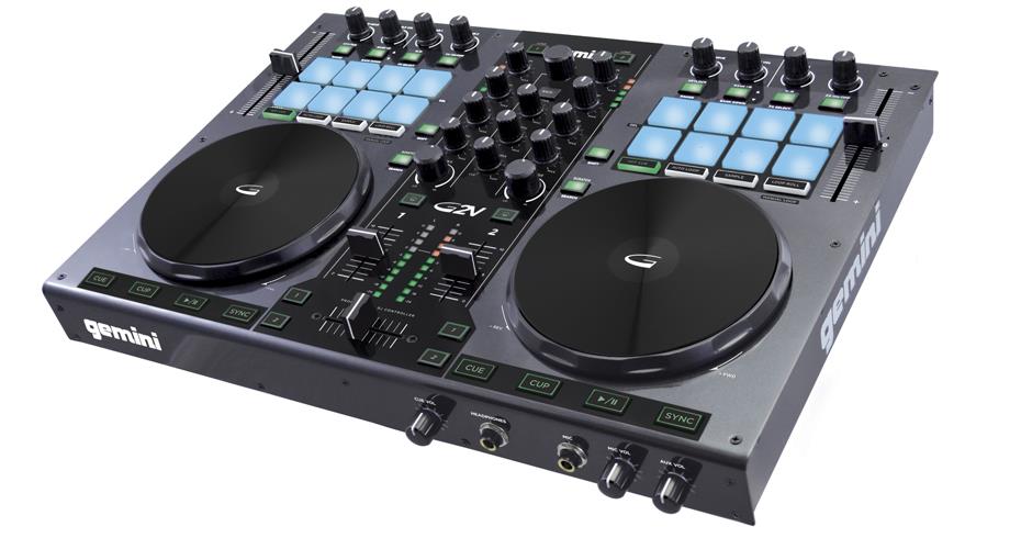 Gemini G2V 2-Channel Virtual DJ Controller