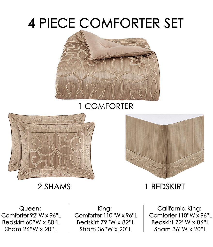 J. Queen New York Decade Gold Comforter Set
