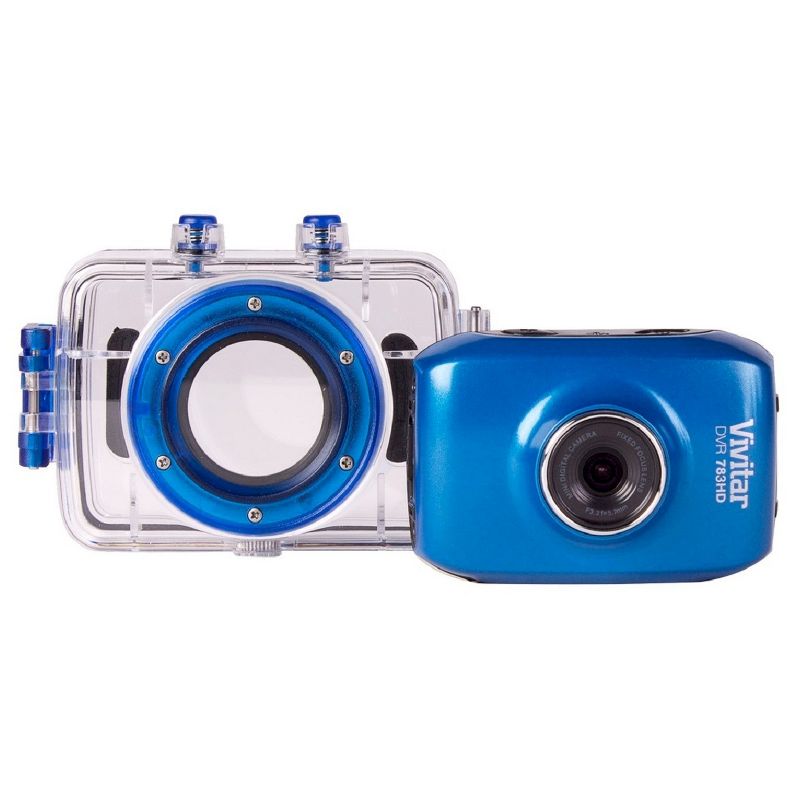 Compact Size 720P HD Digital Camera Camcorder 5MP CMOS Sensor 2.0" LCD Screen 3 Meters Waterproof with Built-in Microphone for Kids Children Students Boys Girls Summmer Gift