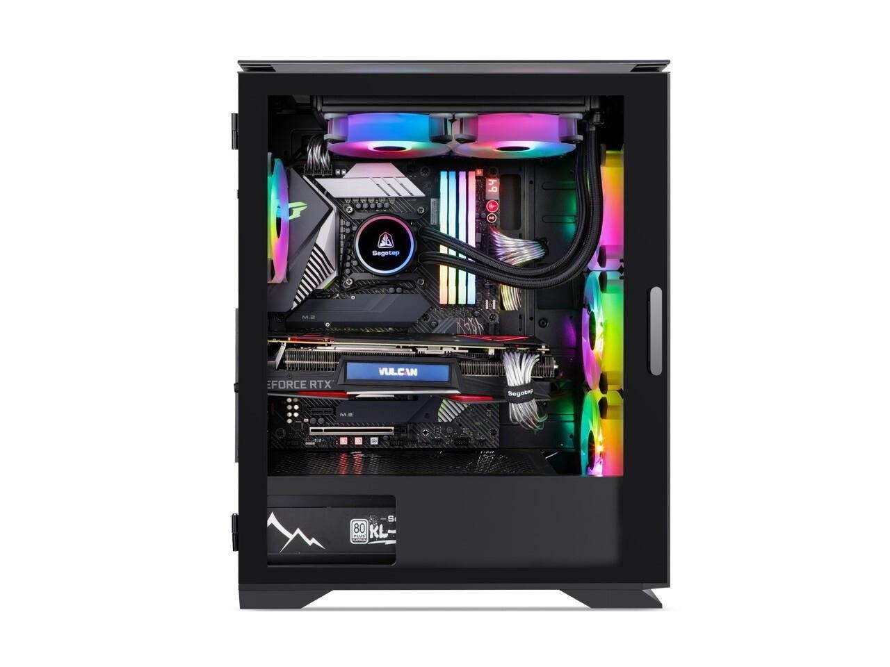 IPASON - Gaming Desktop - Ryzen5 5600X (6 Core up to 4.7GHz 7nm) - NVIDIA GeForce RTX3070 - 1TB SSD NVMe - 16GB 3200MHz - B550 - 750W Glod Power Supply - Windows 10 home - RGB Fans - Gaming PC