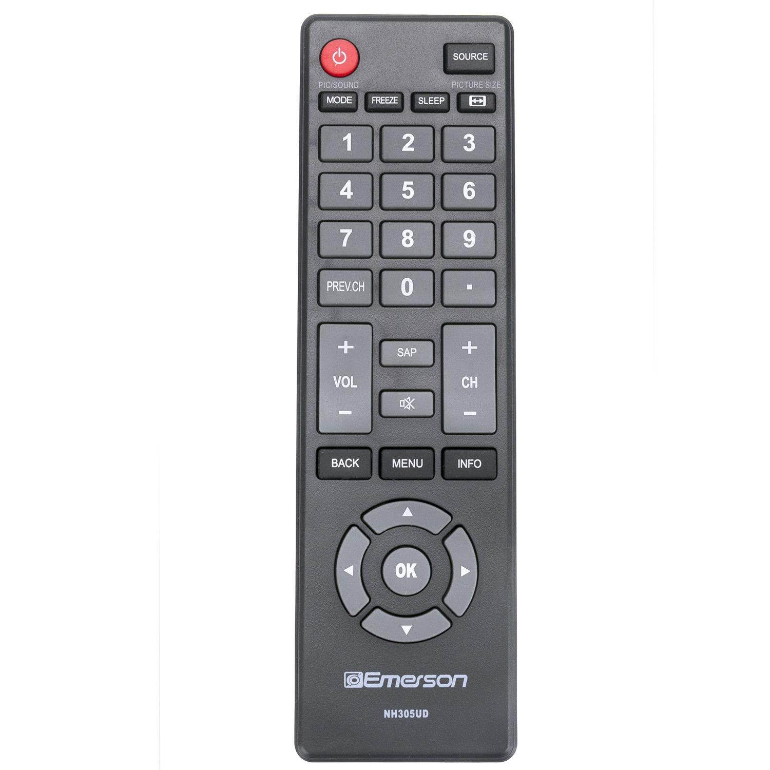 NH305UD Remote Control for Emerson TV LF402EM6 LF461EM4 LF501EM4 LF501EM5F New