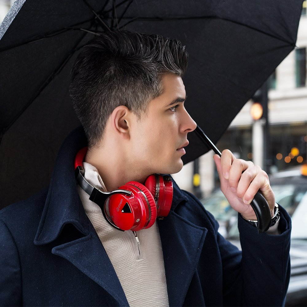COWIN E7 Active Noise Cancelling Headphones with Bluetooth and Mic - 30H Playtime for Travel, Work, TV, PC, and Cellphone