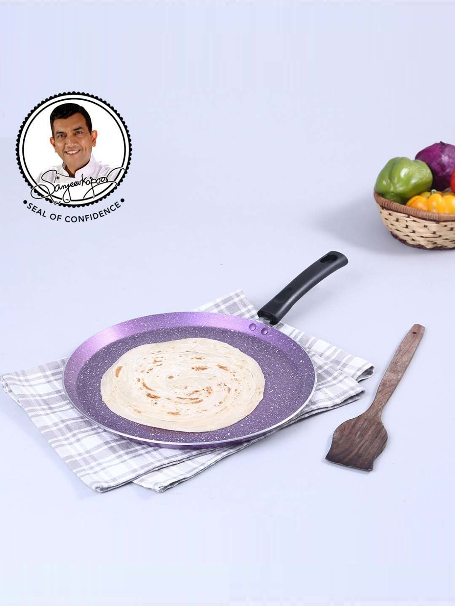 Wonderchef Tivoli Aluminium 28cm Induction Bottom Non-Stick Tawa