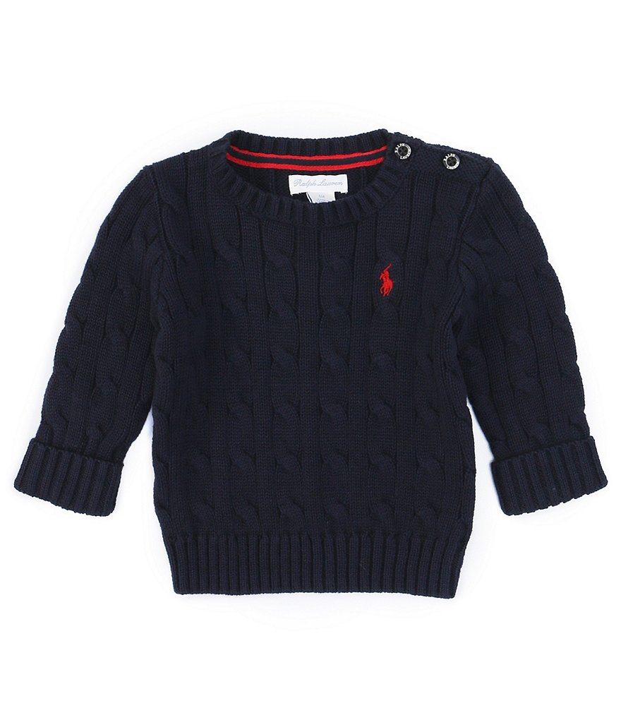 Polo Ralph Lauren Baby Boys 3-24 Months Cable-Knit Sweater