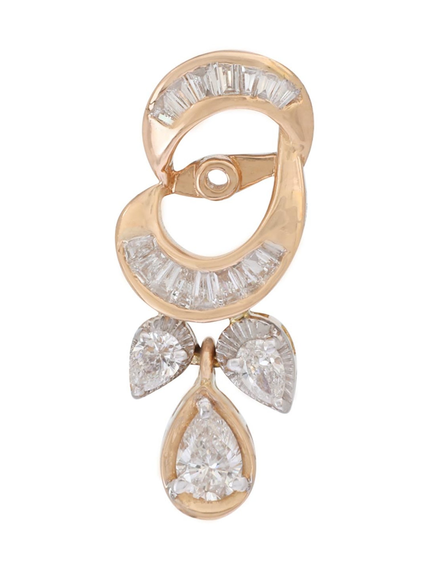 CKC 18k Gold & Diamond Earrings for Women